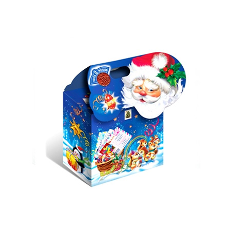 Сладкий новогодний подарок Коробочка «Почта Деда Мороза» 400