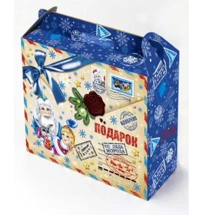 Сладкий новогодний подарок ПОДАРОК от Деда Мороза 500 (картон) Сладкий новогодний подарок ПОДАРОК от Деда Мороза 500 (картон)