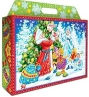 Сладкий новогодний подарок Подарок Дедушка 1400 (картон)